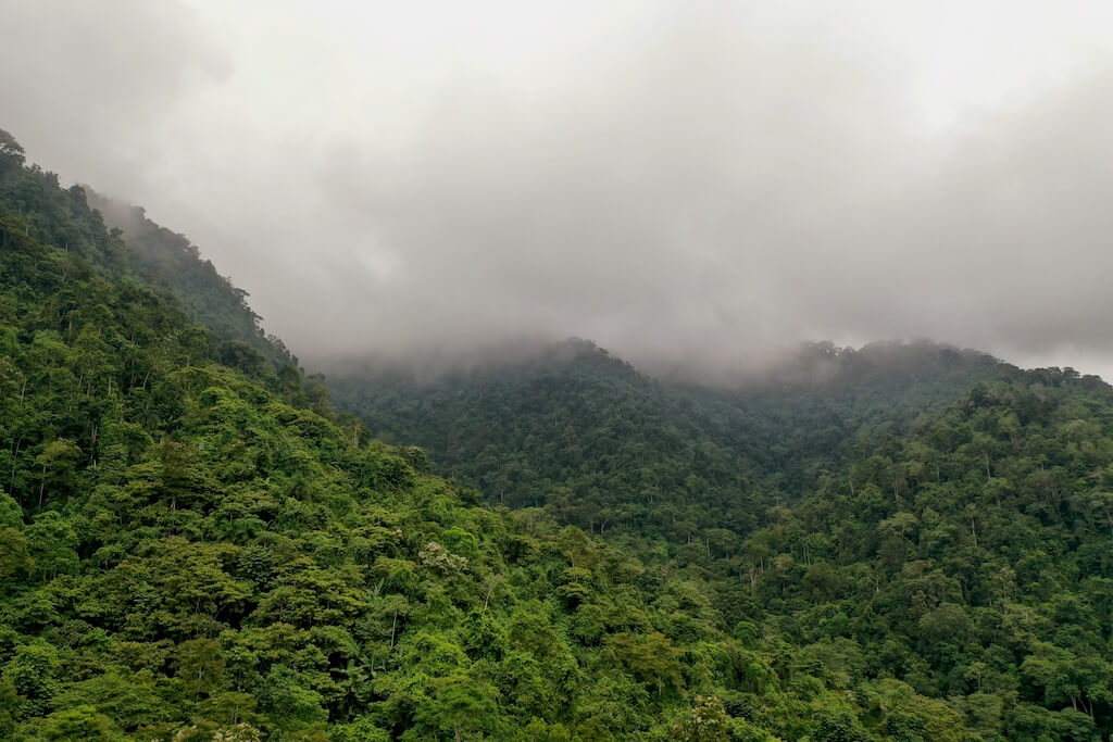 Cloud layer on the mountain